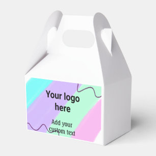 Ballotins Couleur pastel simple ajoutez votre logo texte per