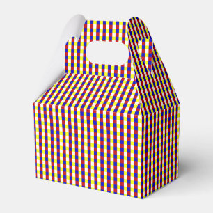 Ballotins Couleurs primaires-En vichy-1-Partie Favor Box-Gab