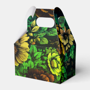 Ballotins Couleurs uniques Vintage imprimé floral