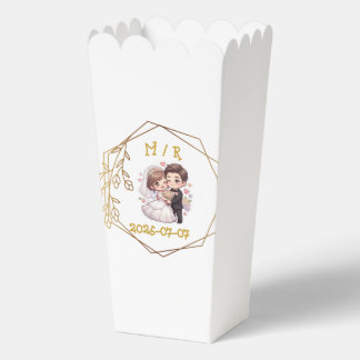 Ballotins Couple Marié Chibi Mignon Autocollant | Mariée Rom