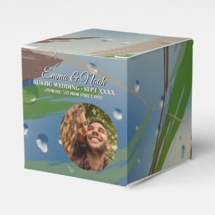 Ballotins Coups de pinceau verts, marrons et beige