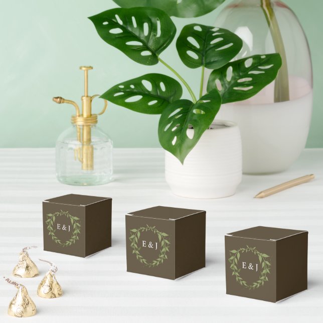 Ballotins Couronne botanique de mariage tons terre (Multiple)