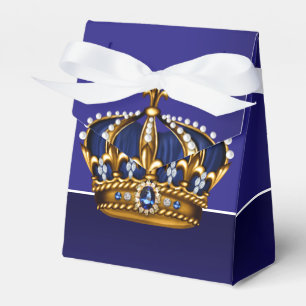 Ballotins Couronne d'or Bleu Petit Prince Garçon Baby Shower
