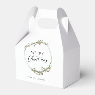 Ballotins Couronne minimaliste Joyeux Noël