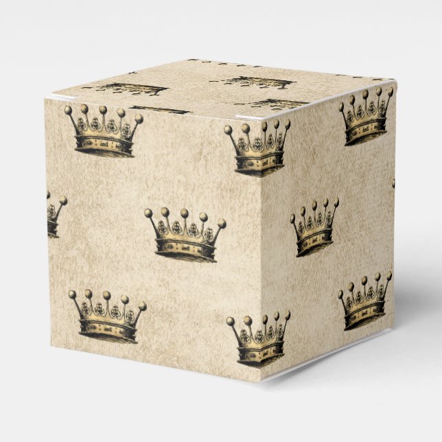 Ballotins Couronne royale grunge dorée (Verso)