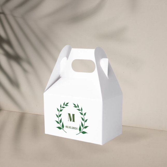 Ballotins Couronne verte de Ballotin monogramme (Créateur téléchargé)