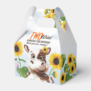 Ballotins Cow Sunflower Girl 2e anniversaire