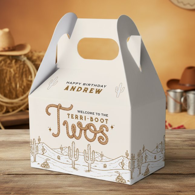 Ballotins Cowboy 2nd Birthday Party Terri-Boot Twos Western (Créateur téléchargé)
