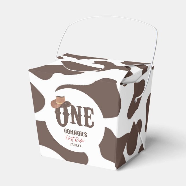 Ballotins Cowboy Casquette ONE Premier Rodéo 1ère fête d'ann (Verso)