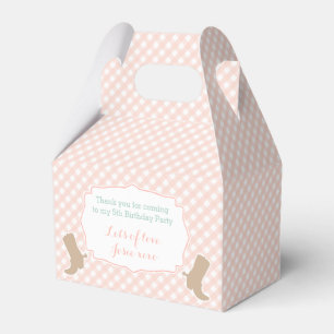 Ballotins Cowgirl Vaquera pêche floral cowboy bottes bois