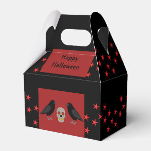 Ballotins Crâne gothique et ravens du gardien Halloween