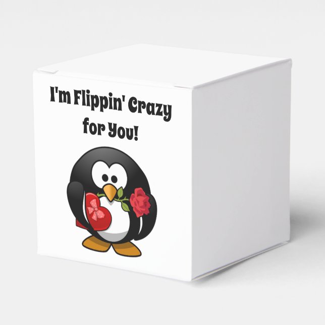 Ballotins Crazy for You mignon Saint Valentin Love Penguin (Verso)