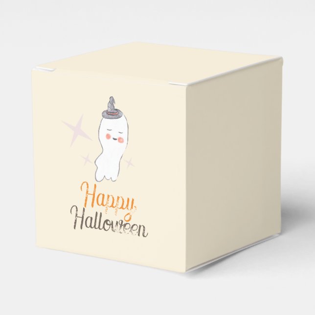 Ballotins Création de dessin Halloween Retro Ghost Doodle  (Verso)