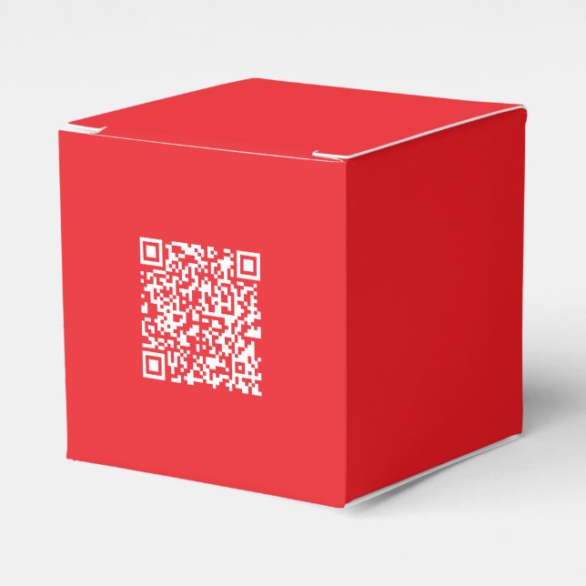 Ballotins Créer un code QR rouge numérisable (modifiable) (Verso)