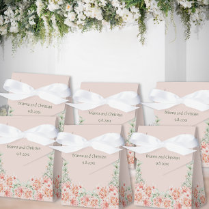 Ballotins Crème de Pêche et Sage Green Jardin Floral romanti