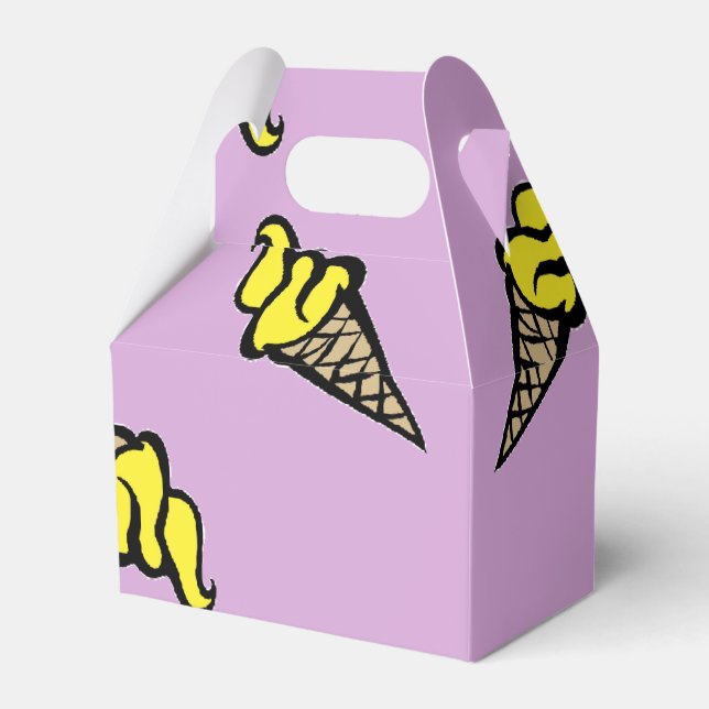 Ballotins Crème glacée jaune au violet (Verso)