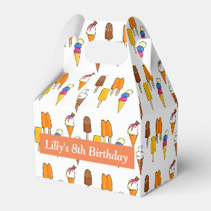 Ballotins Crèmes glacées agrafées Ballotin d'anniversaire