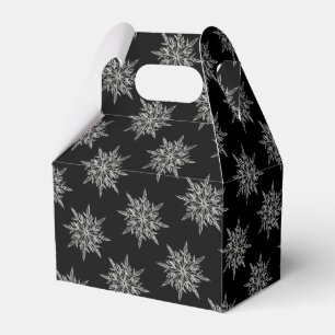 Ballotins Cristaux de glace élégants Motif de flocons de nei