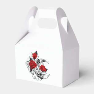 Ballotins Croissant mécanique avec roses rouges