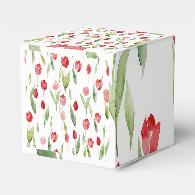 Ballotins "Cube de Cadeau Fleur de Lilas" (Verso)
