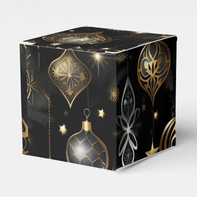 Ballotins Cube Traditionnelle Argent Et Or (Verso)
