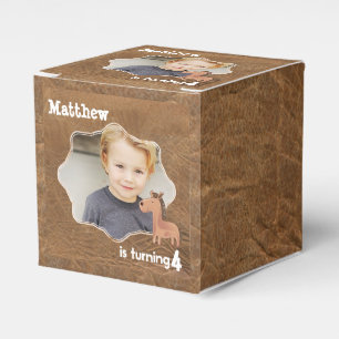 Ballotins Cuir de cowboy avec le cheval