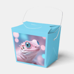 Ballotins Cuisine Petit Lézard Rose aux Grands Yeux Bleus