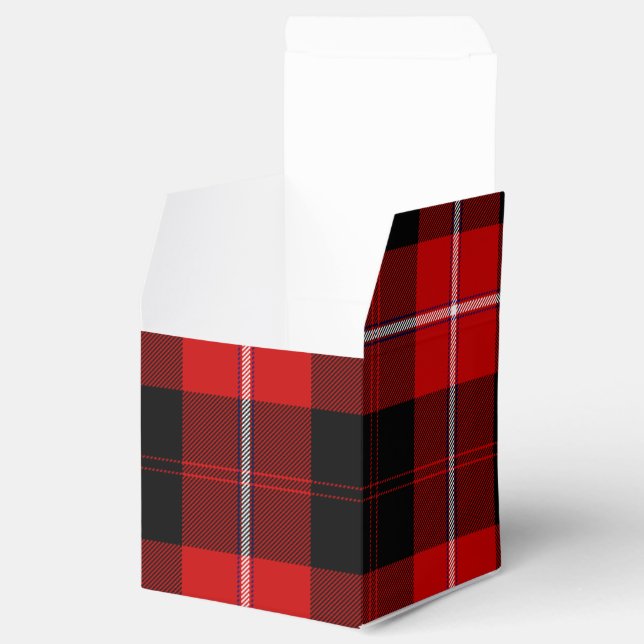 Ballotins Cunningham Tartan rouge noir (Ouvert)