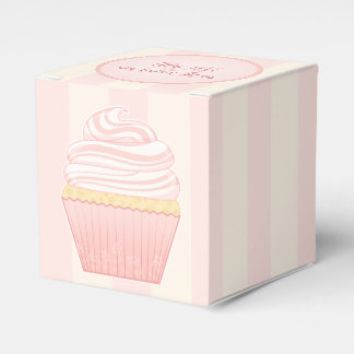Ballotins Cupcake doux rose élégant