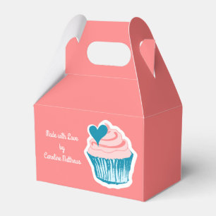 Ballotins Cupcake Love ballotin de texte personnalisé