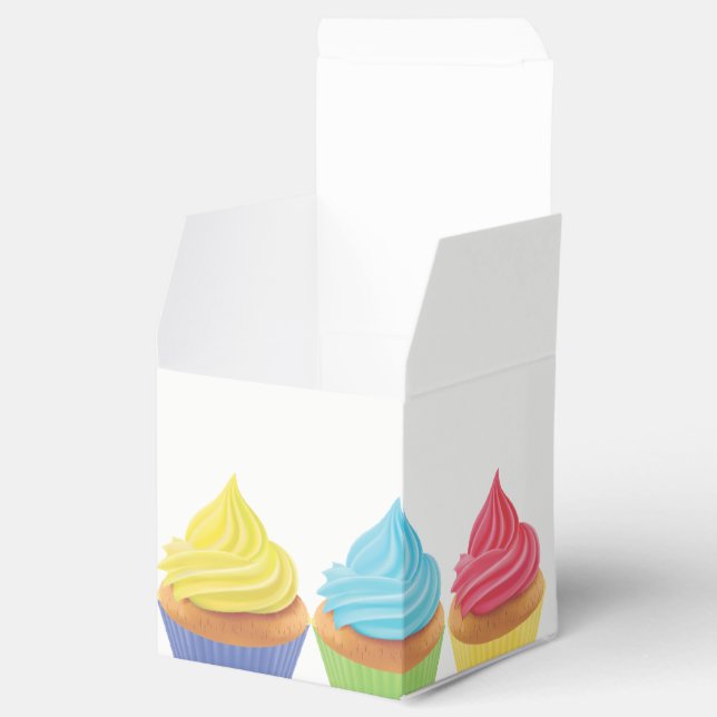 Ballotins Cupcake Party Favoriser Box (Ouvert)