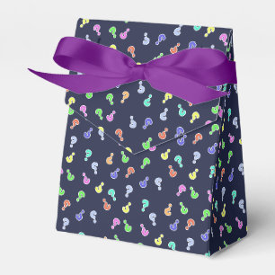 Ballotins Curieux? Boîte de cadeau de marques de question co