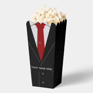 Ballotins Custom Name Business Suit Cravate Funny Popcorn Bo