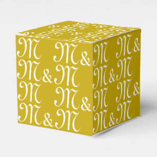 Ballotins Customiser les initiales du couple monogramme cade