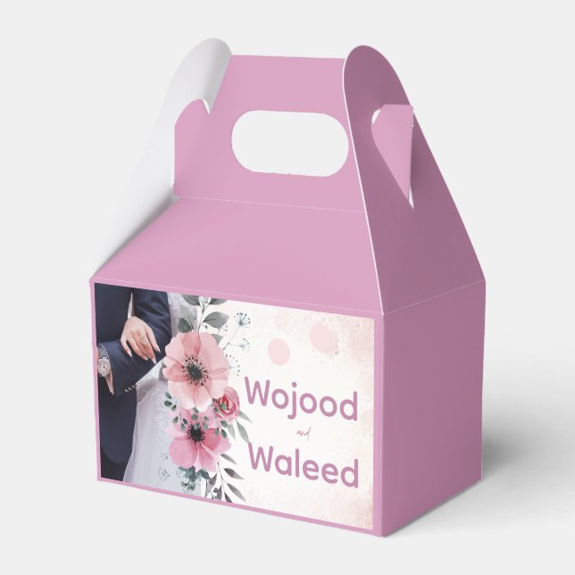 Ballotins Customizable Favor Box | Editable Text Design (Verso)