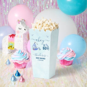 Ballotins Cute Ahoy C'est un Boy Sailboat Baby shower nautiq
