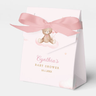 Ballotins Cute Aquarelle Teddy Bear Girl Baby shower