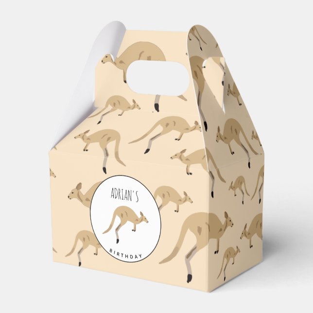 Ballotins Cute Australien Motif Kangaroo Anniversaire de enf (Verso)