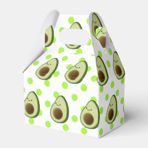 Ballotins Cute Avocado Dessin Pois verts