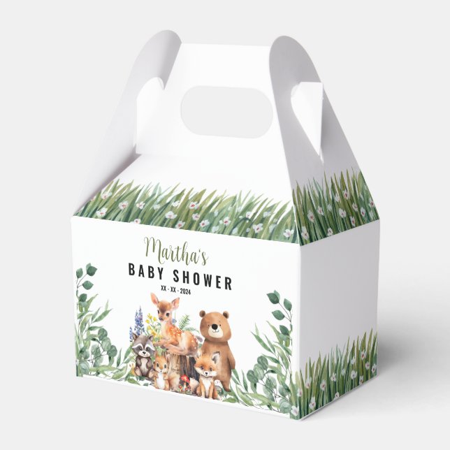 Ballotins Cute Ballotin Woodland | Baby shower des bois (Verso)