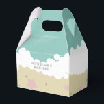 Ballotins Cute Beach Anniversaire Sand Waves Ballotin<br><div class="desc">Plage Fête Faveur Boîtes Illustré Plage avec vagues et sable</div>