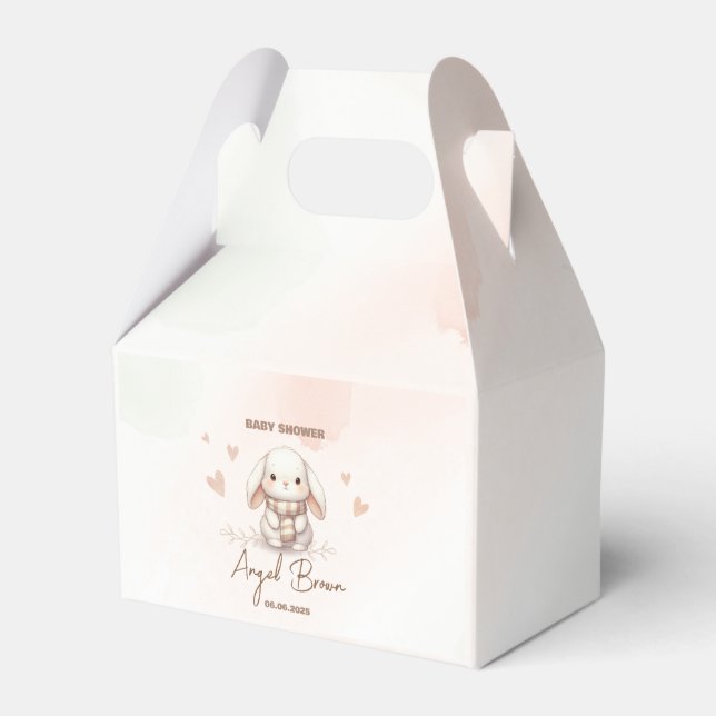 Ballotins Cute Bunny Baby Shower  (Verso)
