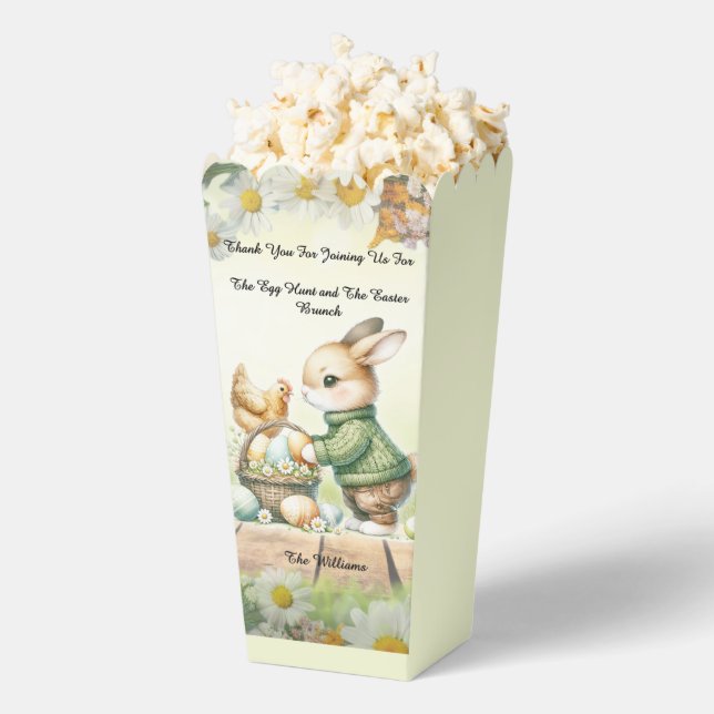 Ballotins Cute Bunny Easter Popcorn Treat Box (Sauté)
