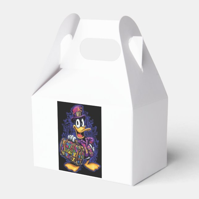Ballotins Cute Cartoon Character Party Favor Box (Verso)