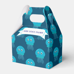 Ballotins Cute Cartoon Motif Méduse En Bleu Océan