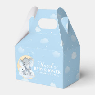 Ballotins Cute Chic Blue Elephant Boy Baby shower Merci