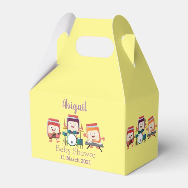 Ballotins Cute confiture session dessin animé musicien humou (Verso)