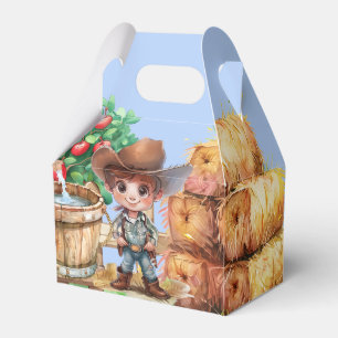 Ballotins Cute Cowboy Farmer 1er. Fête d'anniversaire
