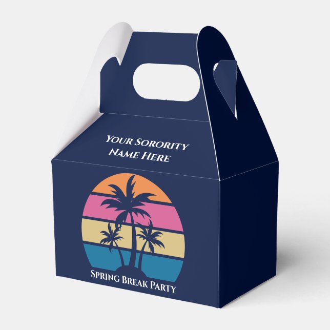 Ballotins Cute Custom Sorority Spring Break Beach Party (Verso)