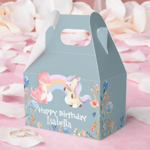 Ballotins Cute Dinosaur Unicorn arc-en-ciel Fleur anniversai